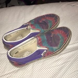 Tie dye vans